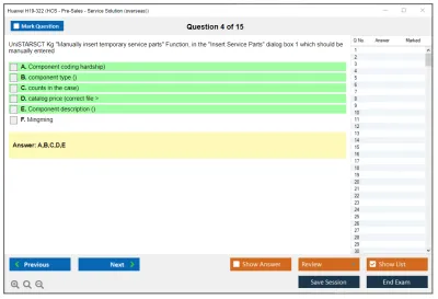 Huawei H19-322 HCS - Pre-Sales - Service Solution (overseas) Practice test exam simulator test engine exam Prep practice test questions answers Image 4