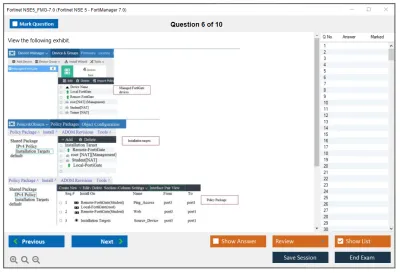 Fortinet NSE5_FMG-7.0 Fortinet NSE 5 - FortiManager 7.0 Practice test exam simulator test engine exam Prep practice test questions answers Image 6