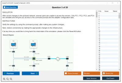 CompTIA N10-007 CompTIA Network+ 2018 Practice test exam simulator test engine exam Prep practice test questions answers Image 3