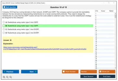 Cisco 400-007 Cisco Certified Design Expert (CCDE v3.0) Practice test exam simulator test engine exam Prep practice test questions answers Image 10