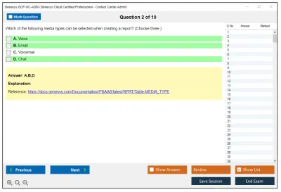 Genesys GCP-GC-ADM Genesys Cloud Certified Professional - Contact Center Administration Practice test exam simulator test engine exam Prep practice test questions answers Image 2