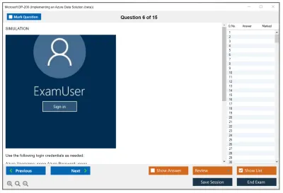 Microsoft DP-200 Implementing an Azure Data Solution  Practice test exam simulator test engine exam Prep practice test questions answers Image 6