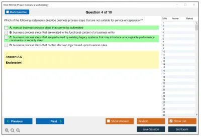 SOA S90.04 Project Delivery & Methodology Practice test exam simulator test engine exam Prep practice test questions answers Image 4