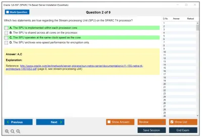 Oracle 1z0-597 SPARC T4-Based Server Installation Essentials Practice test exam simulator test engine exam Prep practice test questions answers Image 2