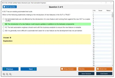 BCS TAE ISTQB Certified Tester Advanced Level-Test Automation Engineering Practice test exam simulator test engine exam Prep practice test questions answers Image 3