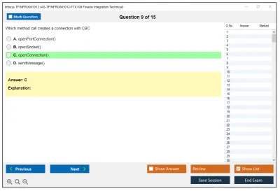 Infosys TFINFRIXM1012 AS-TFINFRIXM1012-FTX100 Finacle Integration Technical Practice test exam simulator test engine exam Prep practice test questions answers Image 9