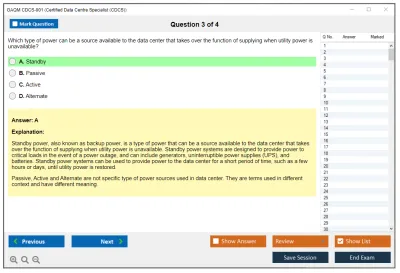 GAQM CDCS-001 Certified Data Centre Specialist (CDCS) Practice test exam simulator test engine exam Prep practice test questions answers Image 3