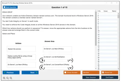 Microsoft 70-744 Securing Windows Server 2016 Practice test exam simulator test engine exam Prep practice test questions answers Image 1
