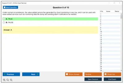 Huawei H13-811 HCNA Cloud Service Practice test exam simulator test engine exam Prep practice test questions answers Image 8