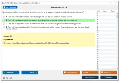 Splunk SPLK-2002 Splunk Enterprise Certified Architect Practice test exam simulator test engine exam Prep practice test questions answers Image 8