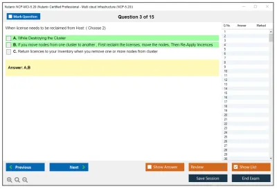 Nutanix NCP-MCI-5.20 Nutanix Certified Professional - Multi cloud Infrastructure (NCP-5.20) Practice test exam simulator test engine exam Prep practice test questions answers Image 3