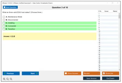 VMware 1V0-621 VMware Certified Associate 6 – Data Center Virtualization Exam Practice test exam simulator test engine exam Prep practice test questions answers Image 3