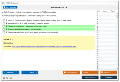 Citrix 1Y0-340 NetScaler Practice test exam simulator test engine exam Prep practice test questions answers Image 5