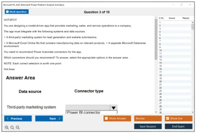 Microsoft PL-600 Microsoft Power Platform Solution Architect Practice test exam simulator test engine exam Prep practice test questions answers Image 3