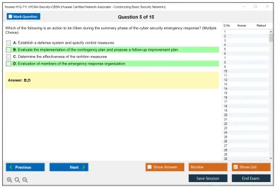 Huawei H12-711 HCNA-Security-CBSN (Huawei Certified Network Associate - Constructing Basic Security Network) Practice test exam simulator test engine exam Prep practice test questions answers Image 5