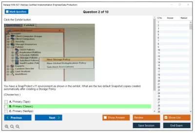 Netapp NS0-527 NetApp Certified Implementation Engineer - Data Protection Practice test exam simulator test engine exam Prep practice test questions answers Image 2