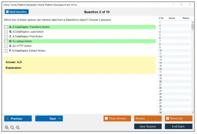 Vlocity Vlocity-Platform-Developer Vlocity Platform Developer Exam (v5.0) Practice test exam simulator test engine exam Prep practice test questions answers Image 2