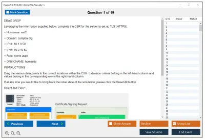 CompTIA SY0-501 CompTIA  Security+ Practice test exam simulator test engine exam Prep practice test questions answers Image 1