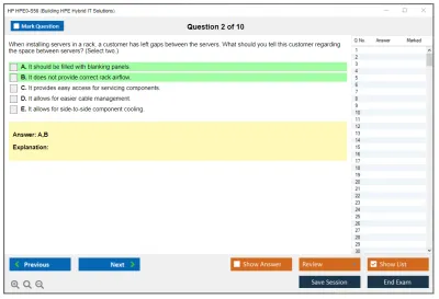 HP HPE0-S56 Building HPE Hybrid IT Solutions Practice test exam simulator test engine exam Prep practice test questions answers Image 2