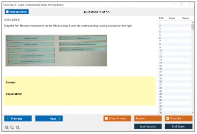 Cisco 352-011 Cisco Certified Design Expert Practical Exam Practice test exam simulator test engine exam Prep practice test questions answers Image 1