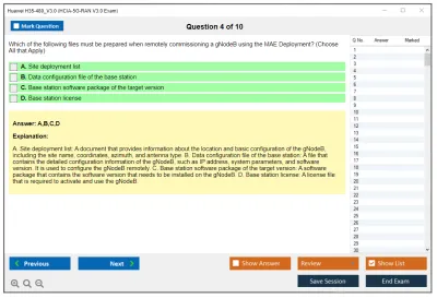 Huawei H35-480_V3.0 HCIA-5G-RAN V3.0 Exam Practice test exam simulator test engine exam Prep practice test questions answers Image 4