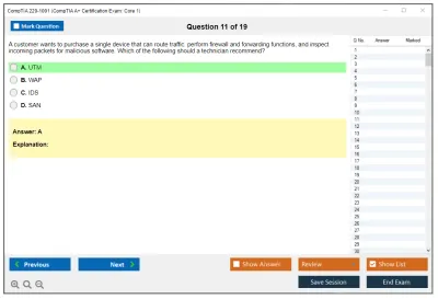 CompTIA 220-1001 CompTIA A+ Certification Exam: Core 1 Practice test exam simulator test engine exam Prep practice test questions answers Image 11