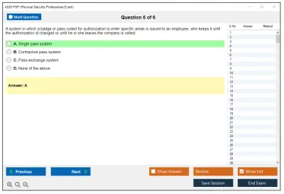 ASIS PSP Planning & Scheduling Professional (PSP) Exam Practice test exam simulator test engine exam Prep practice test questions answers Image 6
