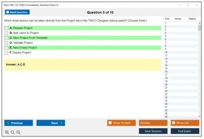 Tibco TB0-123 TIBCO ActiveMatrix BusinessWorks 5 Practice test exam simulator test engine exam Prep practice test questions answers Image 5