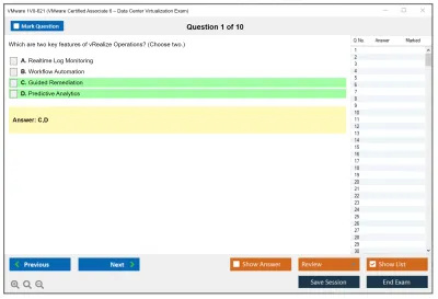VMware 1V0-621 VMware Certified Associate 6 – Data Center Virtualization Exam Practice test exam simulator test engine exam Prep practice test questions answers Image 1