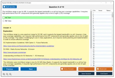 Huawei H35-480_V3.0 HCIA-5G-RAN V3.0 Exam Practice test exam simulator test engine exam Prep practice test questions answers Image 9