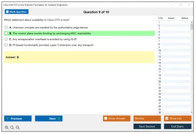 Cisco 648-375 Cisco Express Foundation for Systems Engineers Practice test exam simulator test engine exam Prep practice test questions answers Image 9