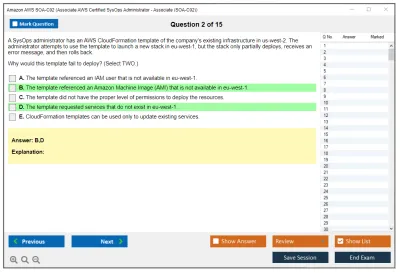 Amazon AWS SOA-C02 AWS Certified SysOps Administrator - Associate (SOA-C02) Practice test exam simulator test engine exam Prep practice test questions answers Image 2