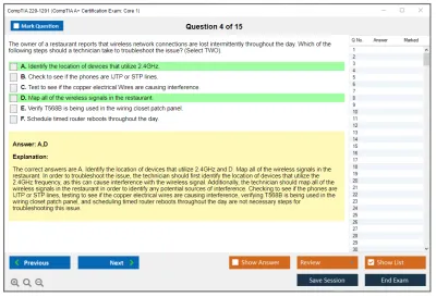 CompTIA 220-1101 CompTIA A+ Certification Exam: Core 1 Practice test exam simulator test engine exam Prep practice test questions answers Image 4