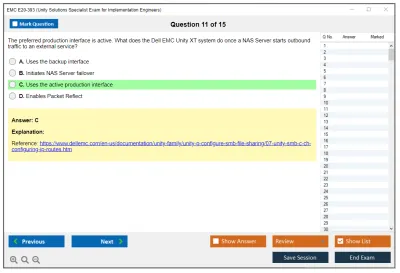 EMC E20-393 Unity Solutions Specialist Exam for Implementation Engineers Practice test exam simulator test engine exam Prep practice test questions answers Image 11