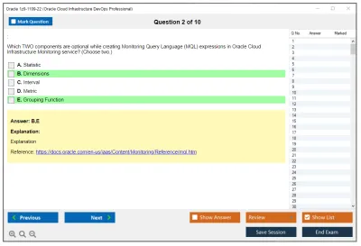 Oracle 1z0-1109-22 Oracle Cloud Infrastructure DevOps Professional Practice test exam simulator test engine exam Prep practice test questions answers Image 2