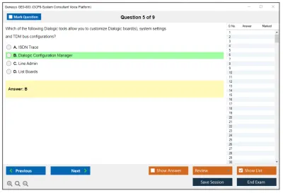 Genesys GE0-803 Genesys Certified Professional 8 System Consultant, Voice Platform (GCP8 - CVP) Practice test exam simulator test engine exam Prep practice test questions answers Image 5