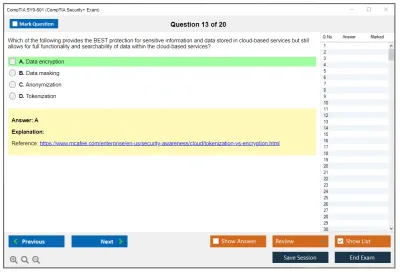 CompTIA SY0-601 CompTIA Security+ Exam 2023 Practice test exam simulator test engine exam Prep practice test questions answers Image 13