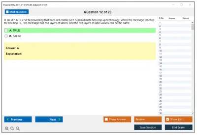 Huawei H12-891_V1.0 HCIE-Datacom V1.0 Practice test exam simulator test engine exam Prep practice test questions answers Image 12