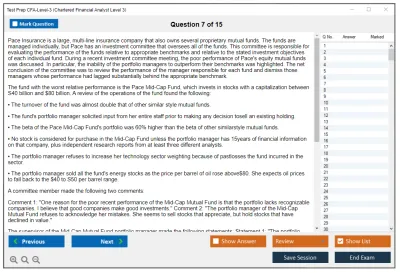 Test Prep CFA-Level-3 Chartered Financial Analyst Level 3 Practice test exam simulator test engine exam Prep practice test questions answers Image 7