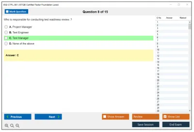 iSQI CTFL-001 ISTQB Certified Tester Foundation Level Practice test exam simulator test engine exam Prep practice test questions answers Image 8