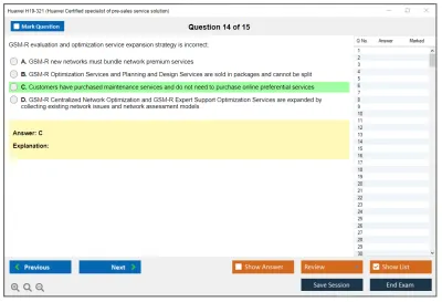 Huawei H19-321 Huawei Certified Pre-sales Specialist - Service Solution Practice test exam simulator test engine exam Prep practice test questions answers Image 14