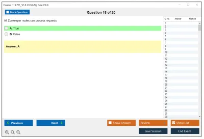 Huawei H13-711_V3.0 HCIA-Big Data V3.0 Practice test exam simulator test engine exam Prep practice test questions answers Image 18