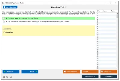 Exin ASM EXIN Agile Scrum Master Practice test exam simulator test engine exam Prep practice test questions answers Image 7
