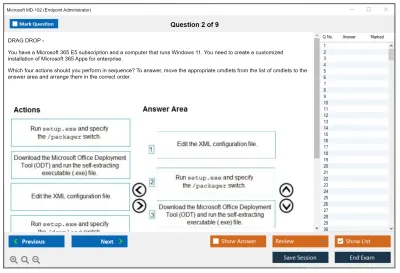 Microsoft MD-102 Endpoint Administrator Practice test exam simulator test engine exam Prep practice test questions answers Image 2