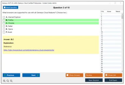 Genesys GCP-GC-ADM Genesys Cloud Certified Professional - Contact Center Administration Practice test exam simulator test engine exam Prep practice test questions answers Image 3