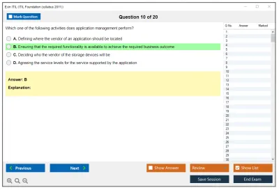 Exin ITIL ITIL Foundation (V4) Practice test exam simulator test engine exam Prep practice test questions answers Image 10