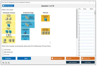 Cisco 200-310 Designing  for Cisco Internetwork Solutions Practice test exam simulator test engine exam Prep practice test questions answers Image 1