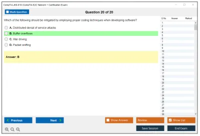 CompTIA JK0-019 CompTIA E2C Network + Certification Exam Practice test exam simulator test engine exam Prep practice test questions answers Image 20