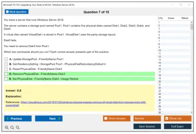 Microsoft 70-743 Upgrading Your Skills to MCSA: Windows Server 2016 Practice test exam simulator test engine exam Prep practice test questions answers Image 7