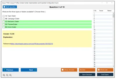 Avaya 7750X Avaya IP Office Contact Center Implementation and Expanded Configuration Exam Practice test exam simulator test engine exam Prep practice test questions answers Image 3